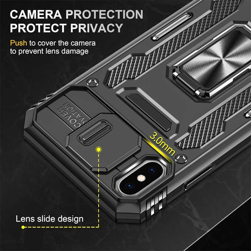 Ударопрочный чехол Camshield Army Ring для Apple iPhone XS Max (6.5") Херсон - изображение 6