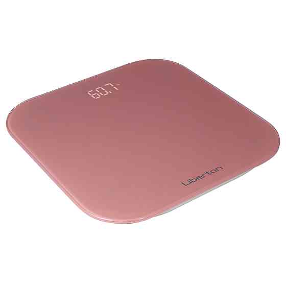Весы напольные Liberton LBS-0811 180 кг персиковые Київ