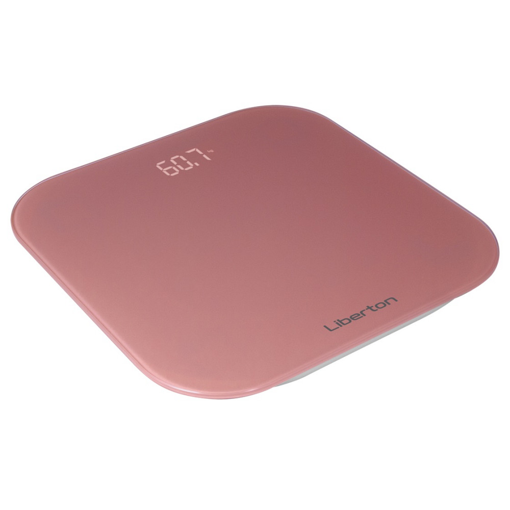 Весы напольные Liberton LBS-0811 180 кг персиковые Київ - зображення 3