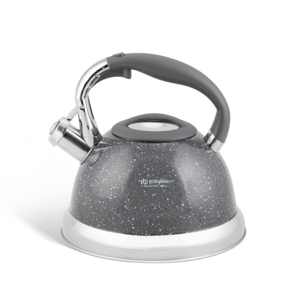 Чайник із свистком Edenberg EB-1955-Grey 3 л сірий Київ - зображення 1