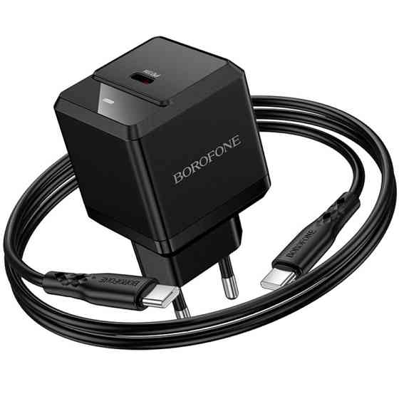 СЗУ Borofone BN18 Intenso PD20W (1USB-C) + кабель Type-C to Type-C Херсон