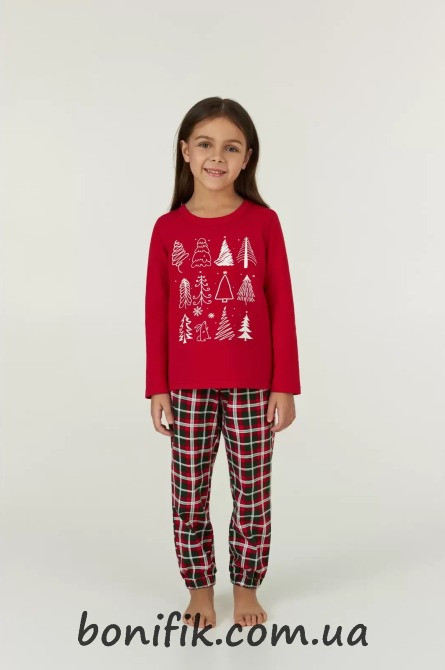 Комплект детской пижамы для девочек "Christmas Trees" (арт. CPF 0381/02/01) Кривой Рог - изображение 1