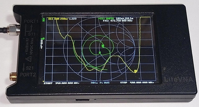 Антенна 390-485 МГц, до 50 Вт 10 дБ YP394810, кабель 1,2 м с UHF-male разъемом. Смотрите график КСВ Днепр - изображение 5