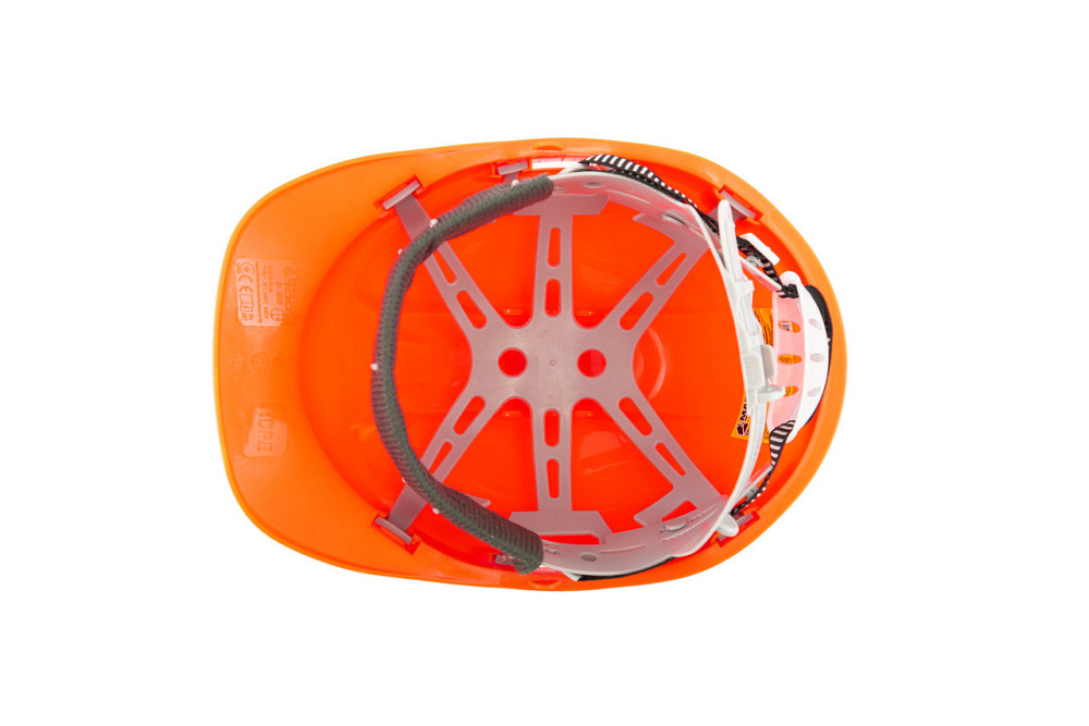 Каска защитная MASTERTOOL KAF-PEV IV-I-440V-53-62 II-EN 397 оранжевая 81-1008 Харьков - изображение 6