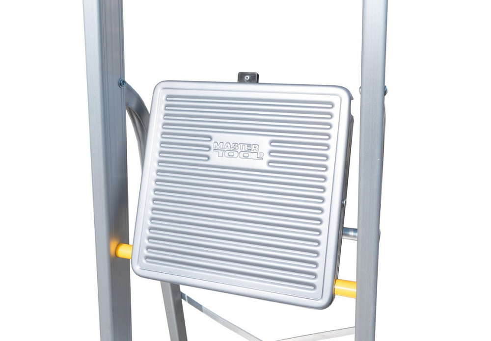 Лестница алюминиевая MASTERTOOL 6 ступеней h=1280 мм max 150 кг 79-1106 Харків - зображення 2