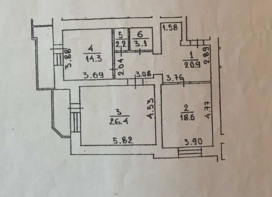 Затишна двокімнатна Голего 5 Київ - зображення 12