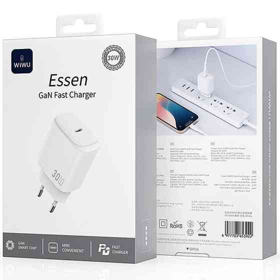 СЗУ WIWU G008 Essen PD30W GaN (1USB-C) Херсон