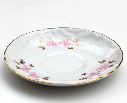 Блюдце під чашку Cmielow Pink Flower 9704-12-5 12.5 см Київ - зображення 1