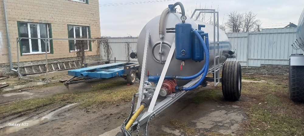 Бочка навозу МЖТ-8 одноосна вакумна з розкидачем Белая Церковь - изображение 3