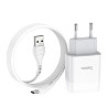 СЗУ Hoco C73A Glorious 2.4A (2USB-A) + кабель USB to Type-C Херсон