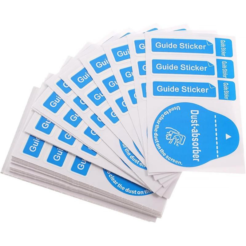 Стикеры (3+1) для поклейки защитного стекла (упаковка 200 шт.) Херсон - изображение 1