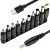 DM Кабель для ноутбука Type-C to DC 10-in-1 Black Харьков