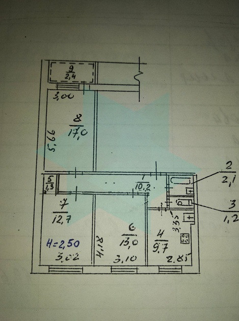 Продам. 3-к.кв. 1/9, ул.Калиновая, угол Янтарной. Днепр - изображение 12