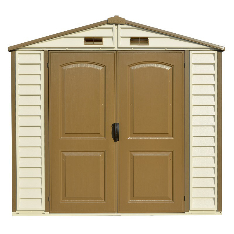Сарай пластиковый StoreAll 245x168x220 см слоновая кость, коричневая крыша Киев - изображение 8