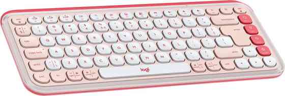 Клавиатура компьютерная безпроводная Logitech POP Icon Keys Rose L920-013073 розовая Киев