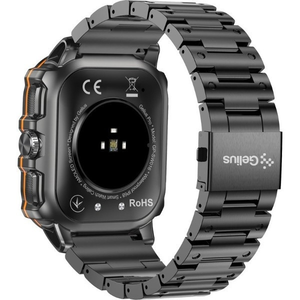 Смарт-годинник Gelius Tactical Heavy GP-SW016 Black Chrome Харків - зображення 3
