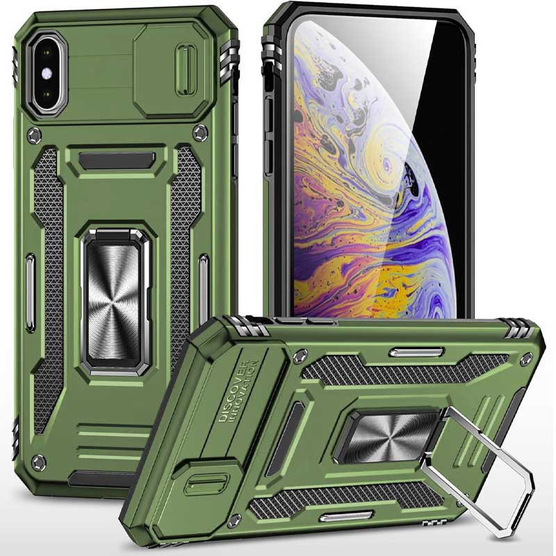 Ударопрочный чехол Camshield Army Ring для Apple iPhone X / XS (5.8") Херсон - изображение 1