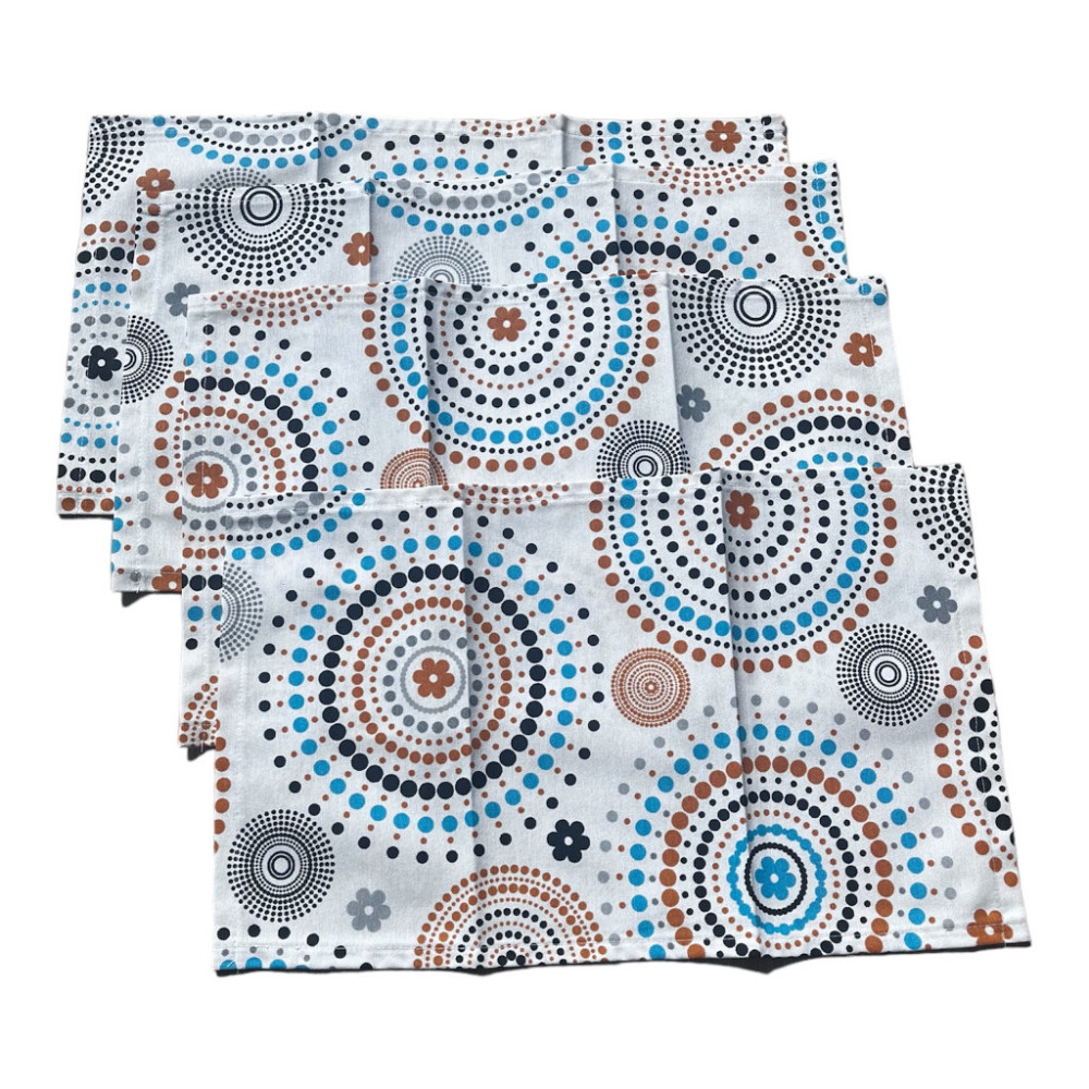 Салфетки сервировочные Круги 4 штуки 28*48 см Одесса - изображение 1