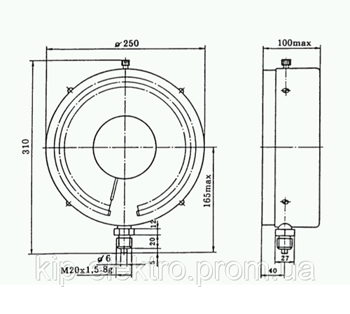 Вакуумметр образцовый ВО-1227 (ВО 1227, ВО1227, ВО) Київ - зображення 2