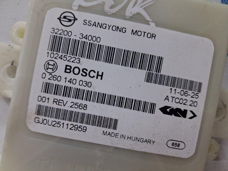 Блок управления SsangYong Korando C200 2.0 DIESEL D20DT 2010 (б/у) Киев - изображение 3