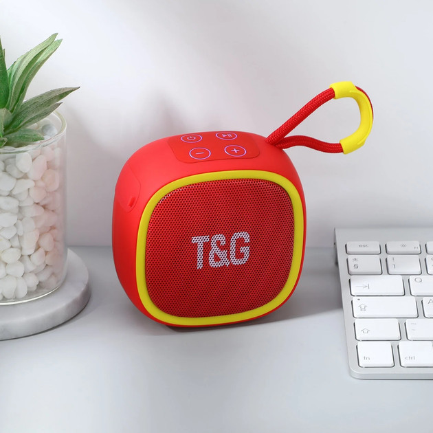 Колонка портативная Bluetooth T&G TG659 red красная Київ - зображення 1