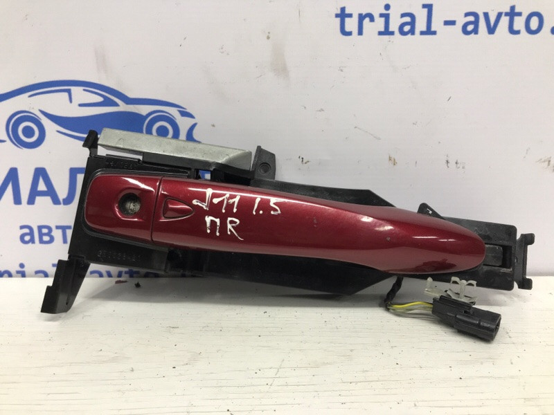 Ручка двери внешняя передняя правая Nissan Qashqai J11 1.5 DIESEL K9K 2013 (б/у) Київ - зображення 1