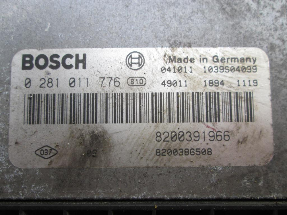 Блок управления двигателем Renault Scenic II 1.9 dci 2003-2009 (8200391966) Ковель - изображение 3