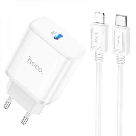 СЗУ Hoco C104A PD20W (1USB-C) + кабель Type-C to Lightning Херсон