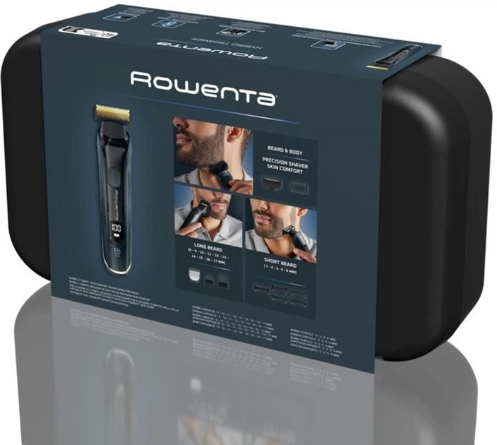 Триммер для усов и бороды Rowenta TN6204E0 5 Вт черный Київ - зображення 3
