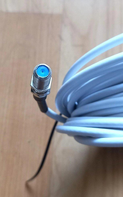 Антенна двухчастотная 3G/4G LTE 1700-2200 МГц 20 дБ, до 50 Вт, с 12.5 м кабеля RG-58U Днепр - изображение 2