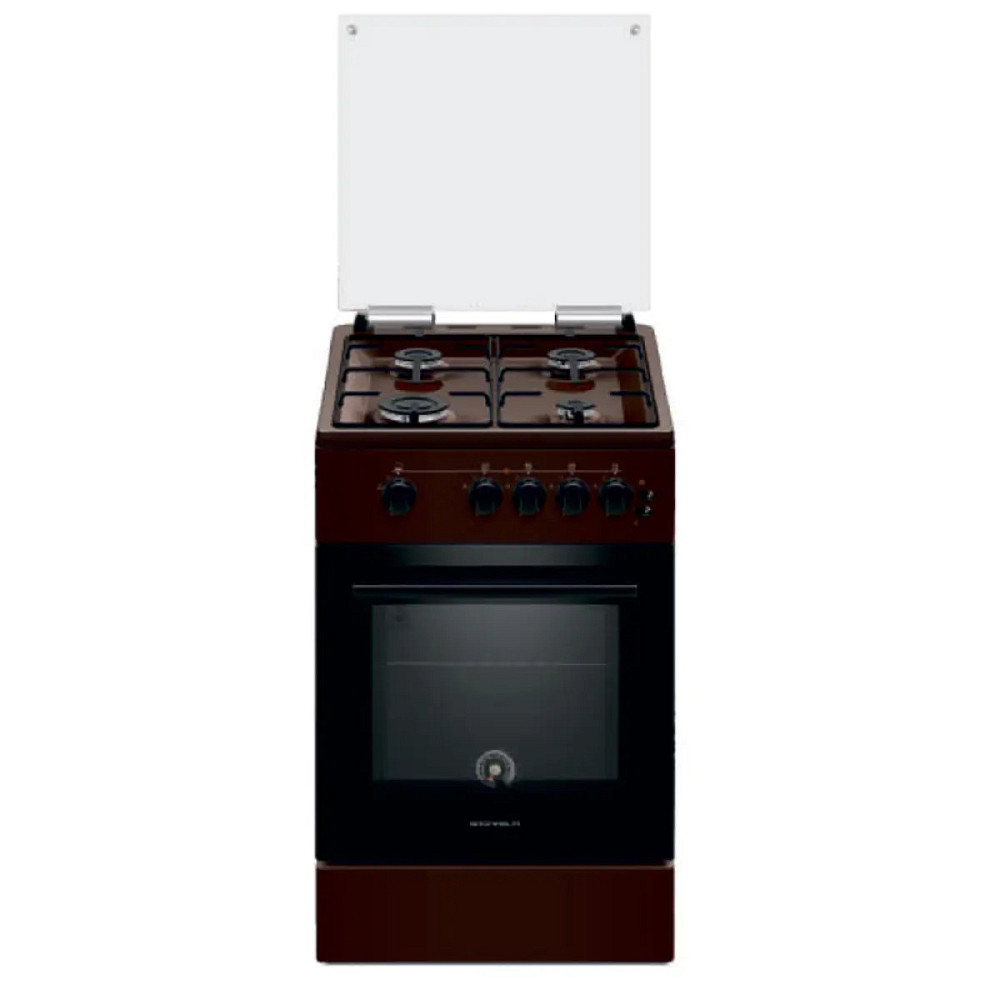 Газовая плита Grunhelm G4FG5612BR-0 50 см коричневая Киев - изображение 2