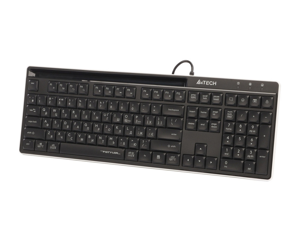 Клавиатура компьютерная проводная A4Tech Fstyler FX72(Black) черная Київ - зображення 3