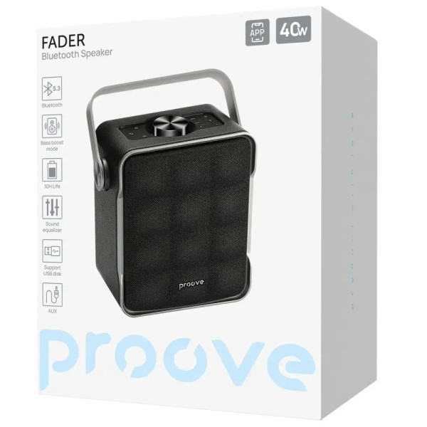 Колонка Proove Fader 40W (APP) Black (PSFD4018AP01) Харьков - изображение 1