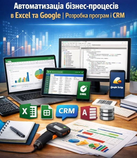 Створення програм в Excel. Автоматизація бізнес-процесів Киев - изображение 1