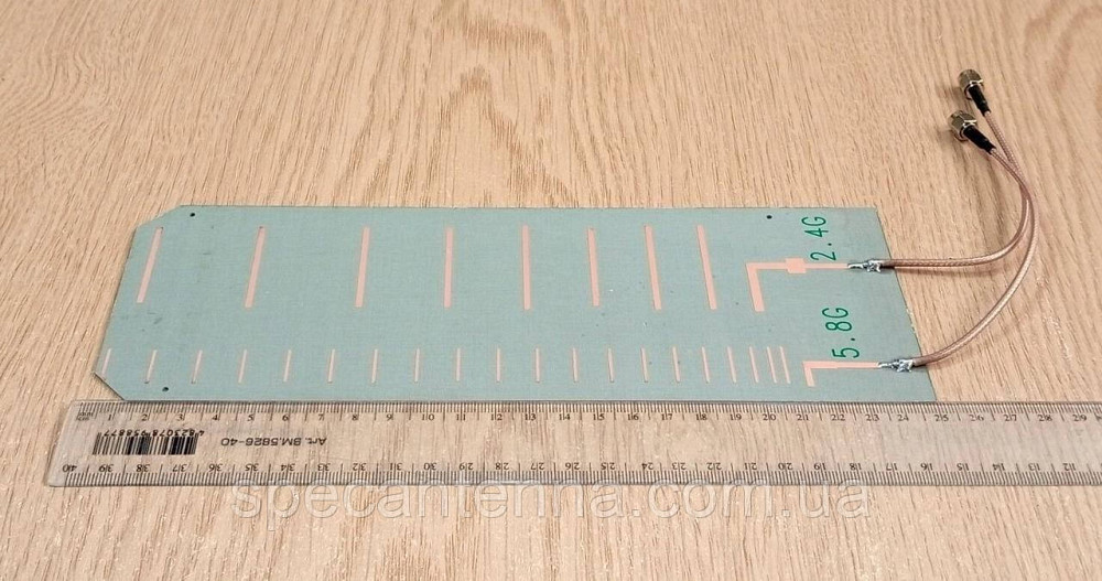 Антенна Yagi 2435-2650/5420-5950MHz 16dBi, до 40W, AOSIYANT, SMA-male (штырь) Дніпро - зображення 8