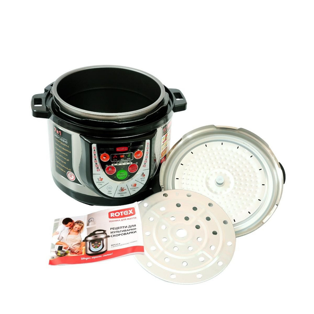 Мультиварка-скороварка Rotex REPС53-B Киев - изображение 3