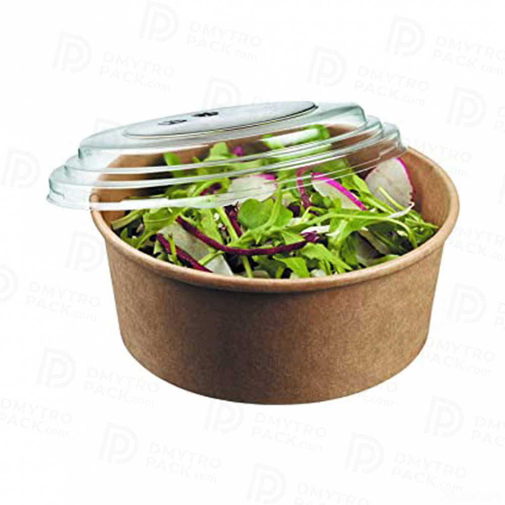 Контейнер 1100 мл салатник с пластиковой крышкой Херсон - зображення 4