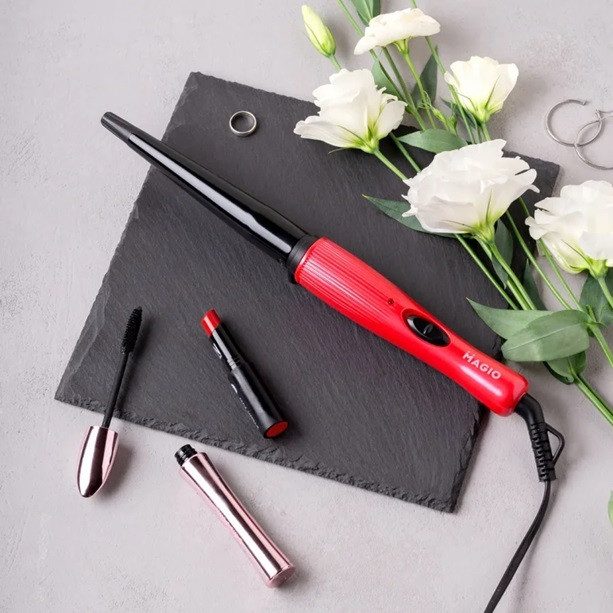 Плойка для волос Magio MG-675 30 Вт красный Київ - зображення 1