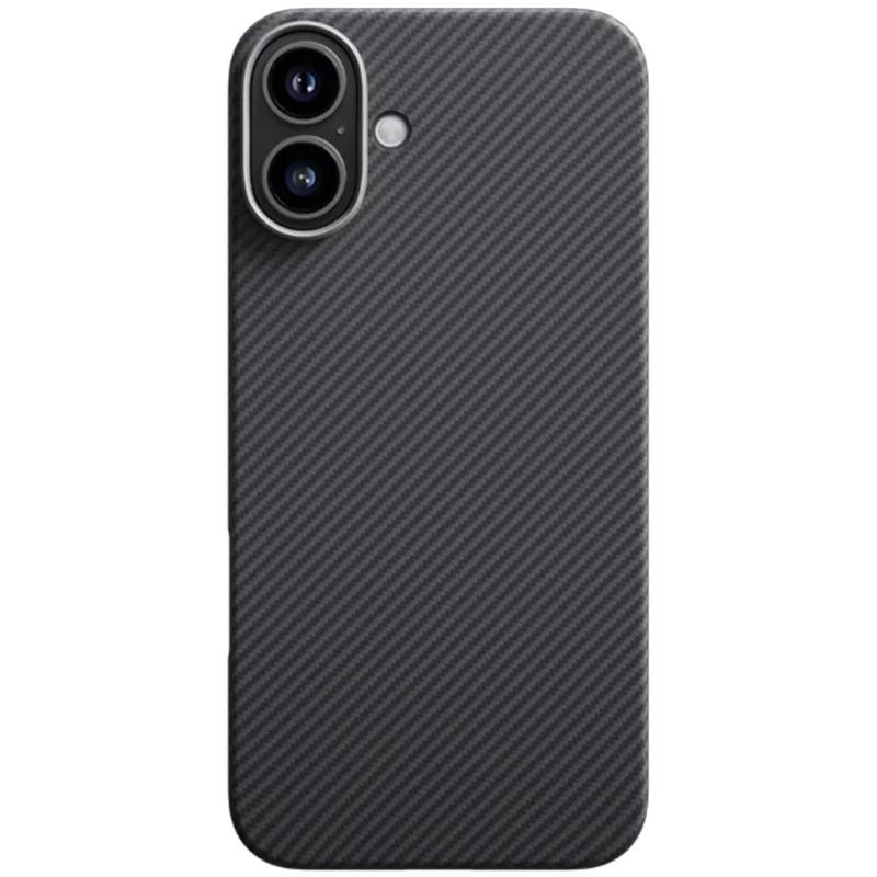 Чехол PC Carbon Protection Slim with MagSafe для Apple iPhone 16 (6.1") Херсон - зображення 2