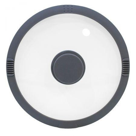 Кришка скляна Krauff Smart 29-296-001 20 см Київ - зображення 1