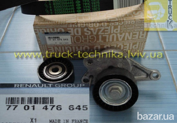 Комплект ремня генератора Opel Vivaro, Renault Master, Trafic, 7701476645, 117209389R Львів - зображення 1