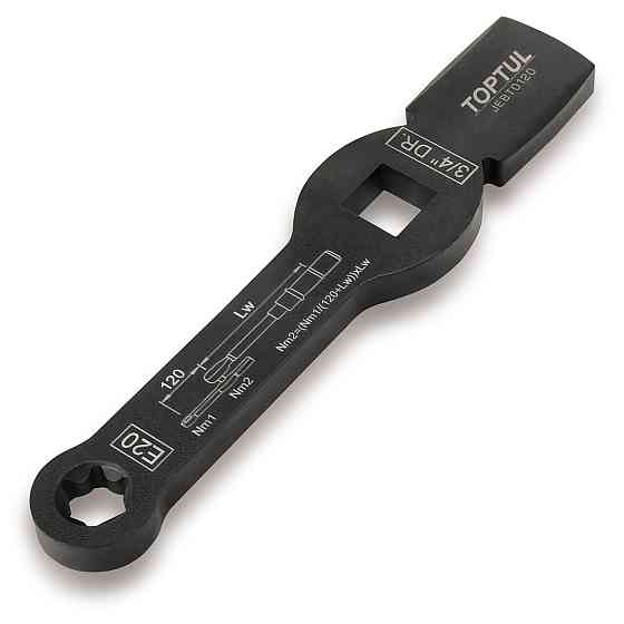 Ключ ударный 3/4" E20 для тормозного суппорта MAN TGL, TGM  TOPTUL JEBT0120 Харків