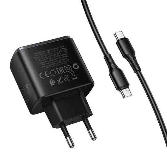 СЗУ Hoco C159A Upgrade PD65W (1USB-C) + кабель Type-C to Type-C Херсон
