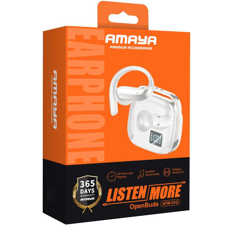 Bluetooth моно-гарнитура Amaya ATW-51O Херсон - зображення 2
