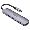 Переходник Hoco HB28 Multi-function 6in1 (Type-C to HDTV+USB3.0+USB2.0+SD+TF+PD) Херсон
