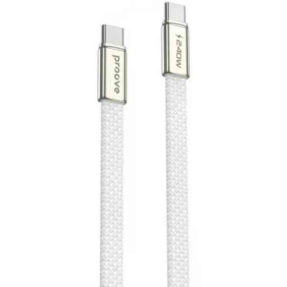 Кабель Proove AirLine Type-C to Type-C 240W 1.5m White (CCAI24002202) Харків