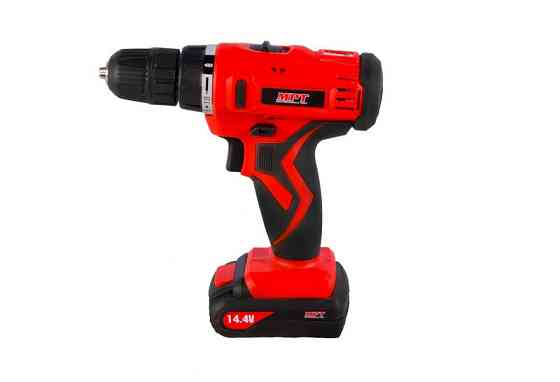 Дрель-шуруповерт аккумуляторная MPT 14.4 V Li-ion 1.3 Ач 2 скорости 0-400/1450 об/мин 10 мм 2 АКБ ке Харків