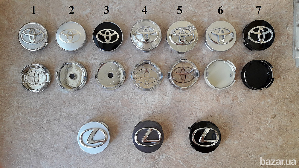 Ступичные колпачки в диски (заглушки в диски) Toyota Lexus Киев - изображение 1