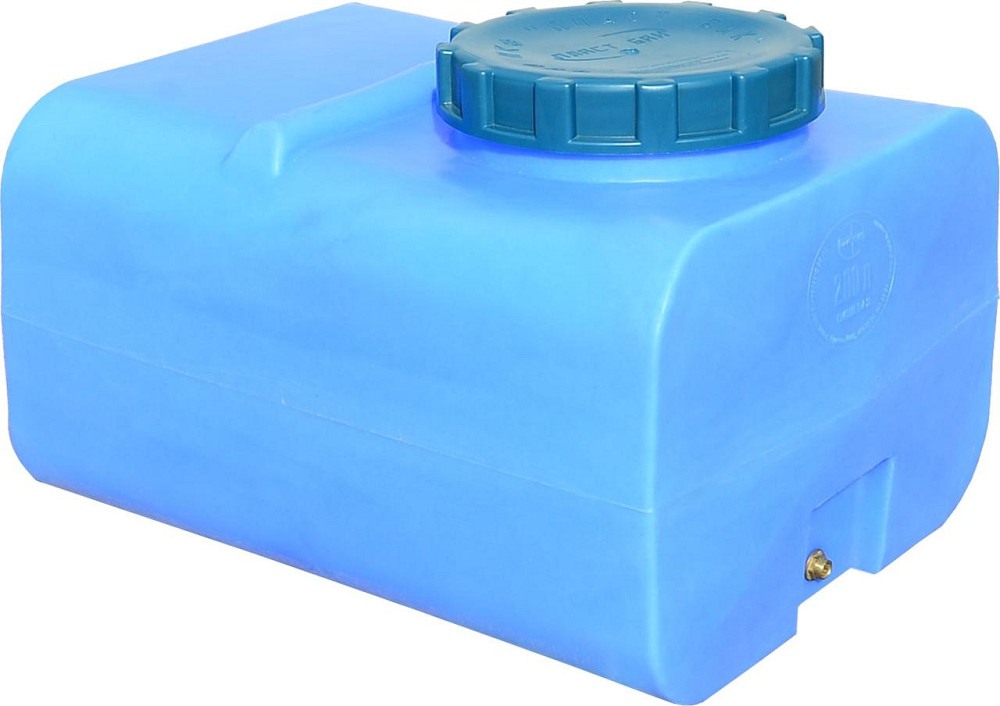 Емкость 200 л квадратная ГК ПБ голубая Киев - изображение 1