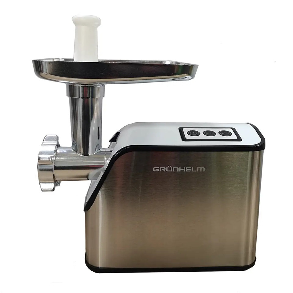Мясорубка электрическая Grunhelm AMG2634ASSJ 2600 Вт серебристая Київ - зображення 10
